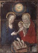 unknow artist Virgin and Child with St Anne oil painting